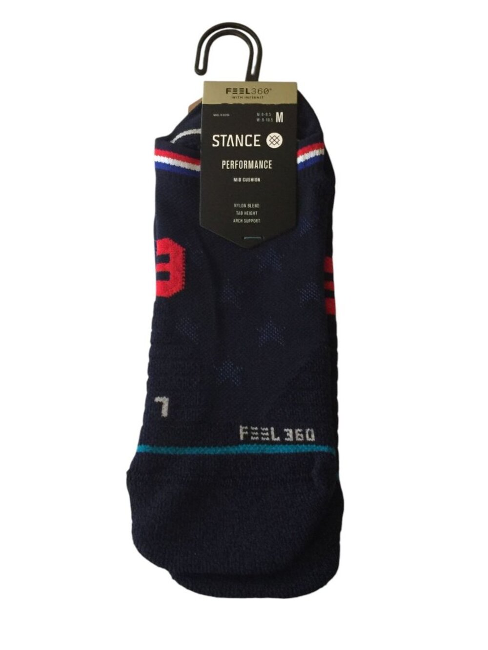 Stance Performance Men's Medium 6-8.5 INDEPENDENCE Tab Height